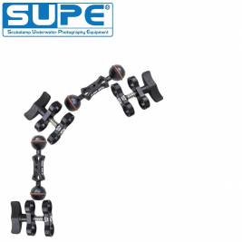 Pack bras aluminium 4" double SUPE