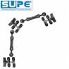 Pack bras aluminium 6" double SUPE