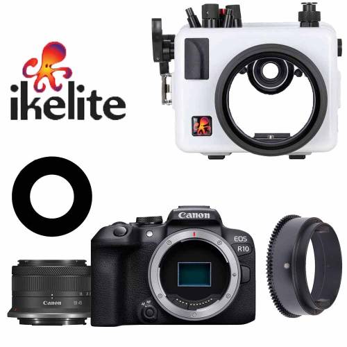 Ikelite housing pack for CANON EOS R10 + CANON EOS R10 camera