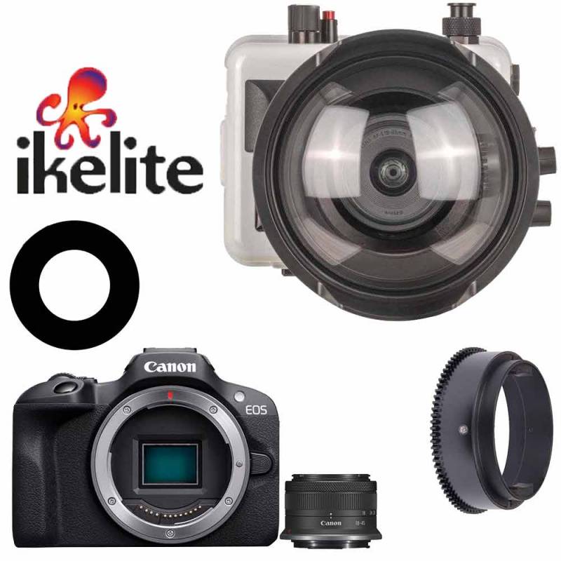 Ikelite housing pack for CANON EOS R100 + CANON EOS R100 camera