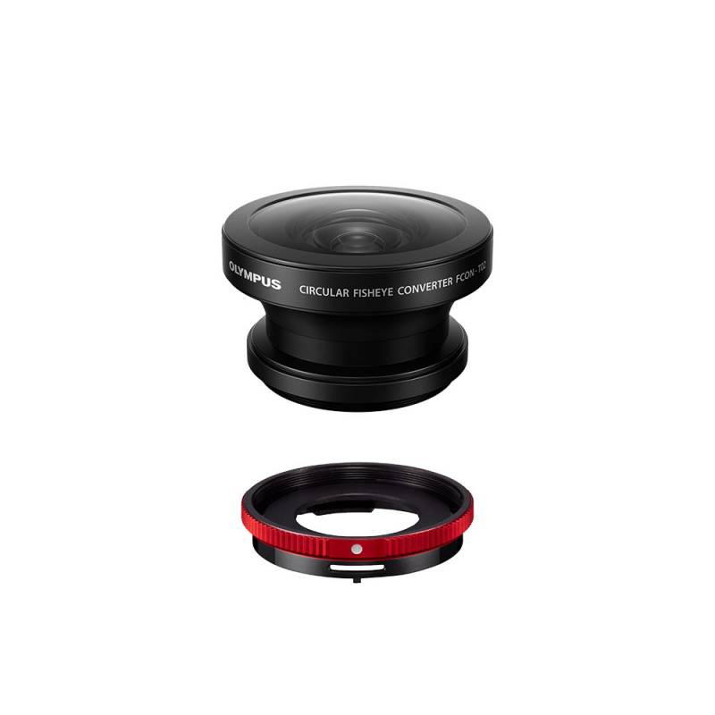 Objectif convertisseur fisheye FCON-T02 avec son adaptateur CLA-T01