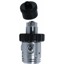 Compact 1st Stage with integrated overpressure valve, G 5/8" thread, 300 bar, 1 HP port