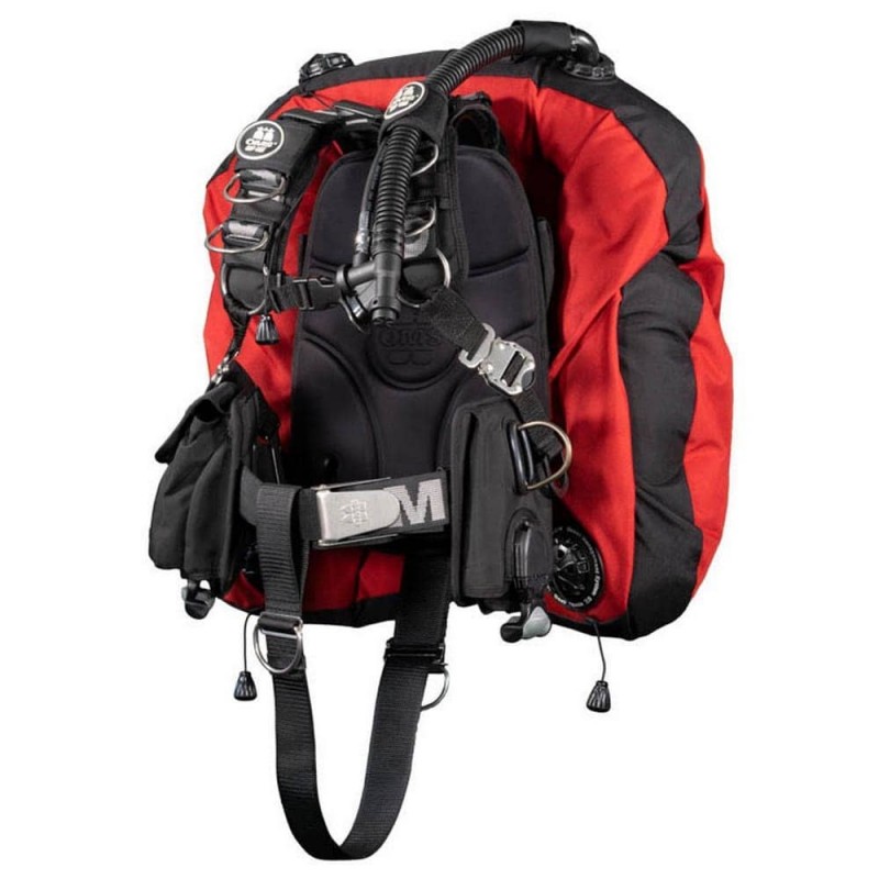 Pack OMS harnais Comfort III Signature + wing Deep Ocean 2.0 rouge OMS S11718092