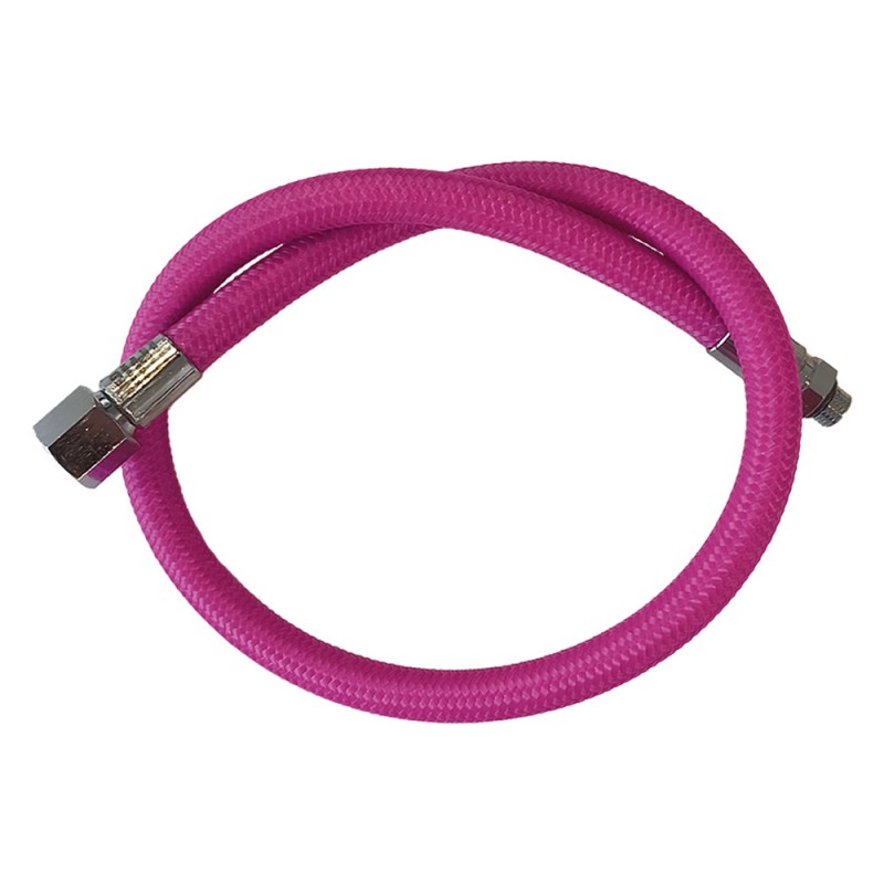 Flexible Miflex MP (moyenne pression) avec raccord 3/8" rose